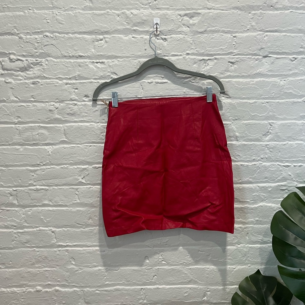 Zara Pleather Mini skirt